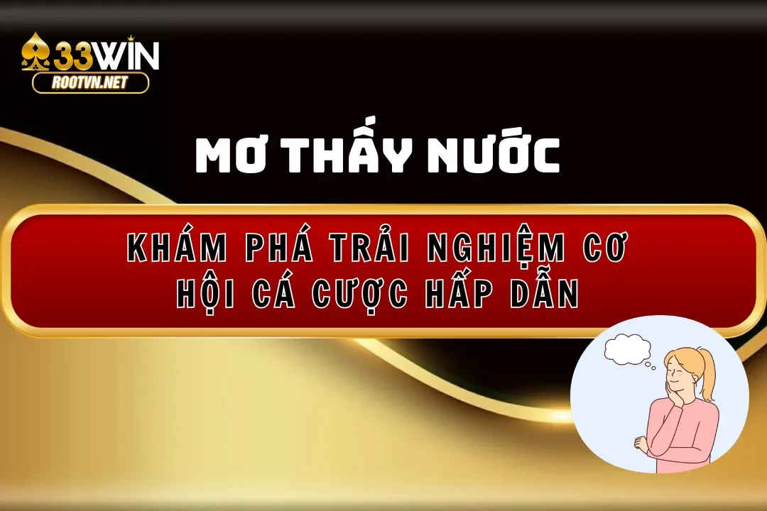 mơ thấy nước